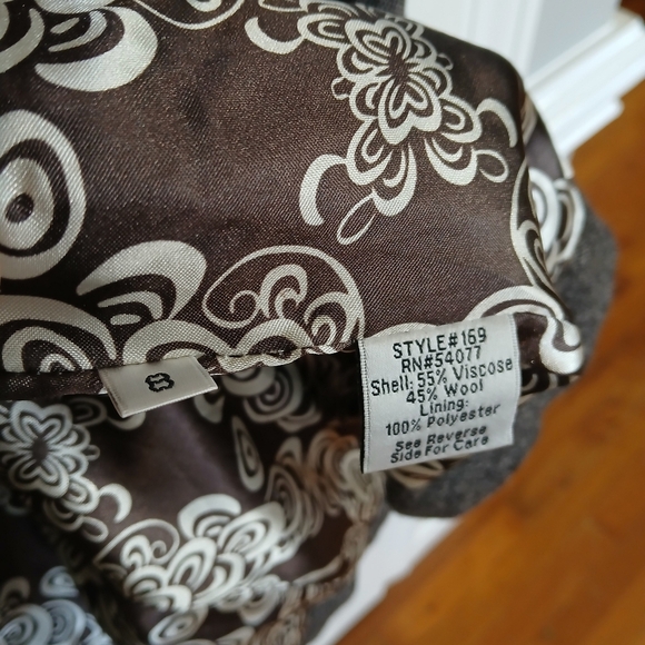 CABI Wool Blend pea coat Heritage Old Money Calssic Size 8 - Picture 6 of 9